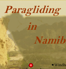 Landkarte Namibia | Drachenfliegen + Gleitschirmfliegen in Namibia